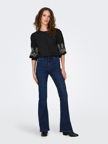 JDY Flared Jeans 'JDYLondon' in Blau