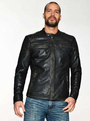 TOP GUN Between-season jacket in Black: front