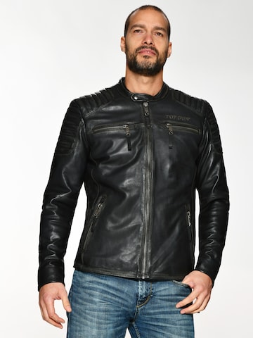 TOP GUN Between-Season Jacket in Black: front