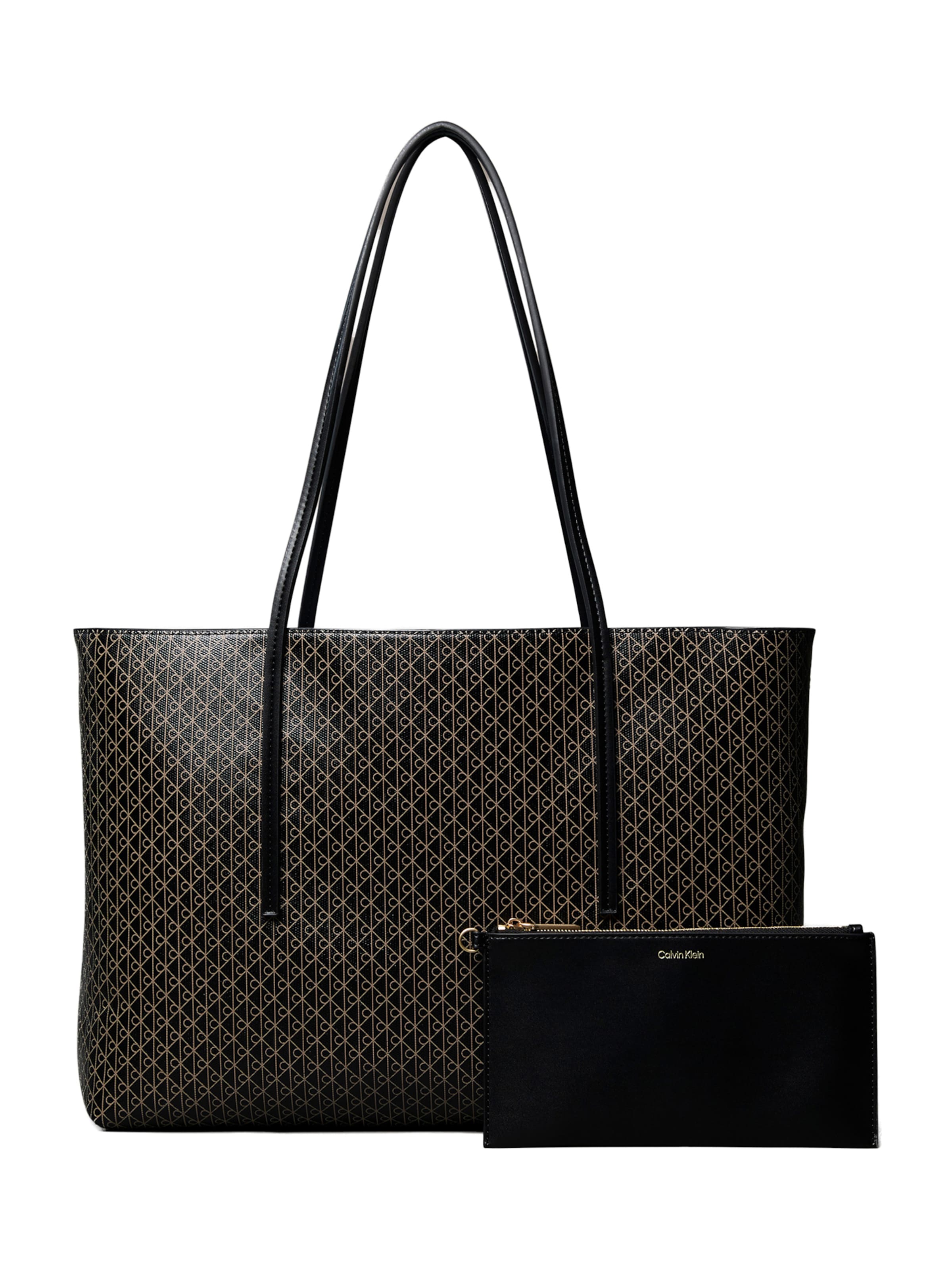 Calvin Klein Μεγάλη τσάντα σε μαύρο: μπροστά