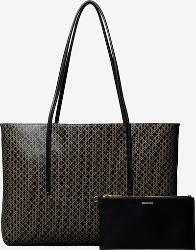 Calvin Klein Ostoskassi värissä beige / musta, Tuotenäkymä