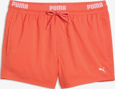 PUMA Pantalon de sport 'Puma Swim Men Logo Short Length Swim Short' en M en orange, Vue avec produit