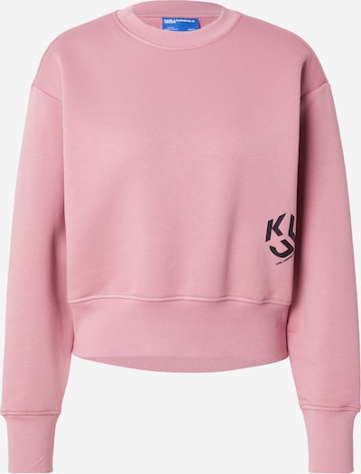 KARL LAGERFELD JEANS Sweater majica u sivkasto ljubičasta (mauve) / crna, Pregled proizvoda