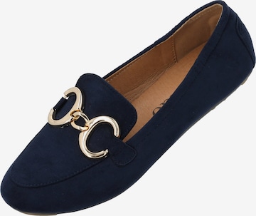 Palado Mokassin 'Losmus' in Blau: Vorderseite