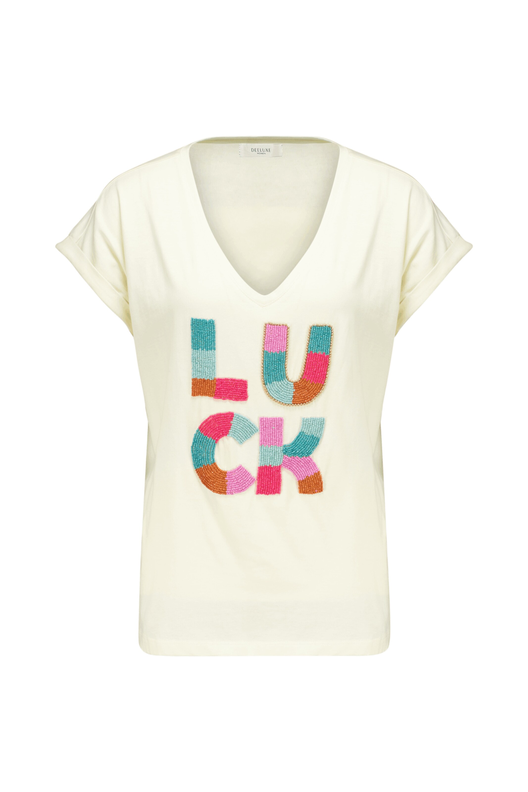 Deeluxe Shirt 'Locka' in Beige: front