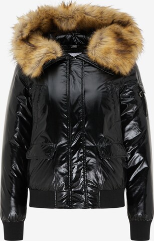 MYMO Winter Jacket in Black: front