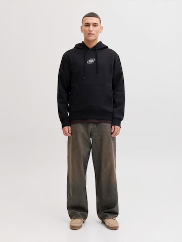 JACK & JONES Sweatshirt 'JJECORP' i sort
