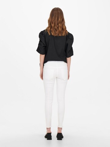 Only Maternity - Skinny Vaquero en blanco