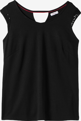 SHEEGO Top in Black: front