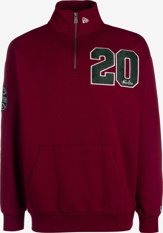 NEW ERA Athletic Sweatshirt in Red: front