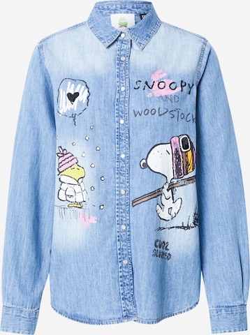 PRINCESS GOES HOLLYWOOD Pusero 'Snoopy' värissä sininen: etupuoli