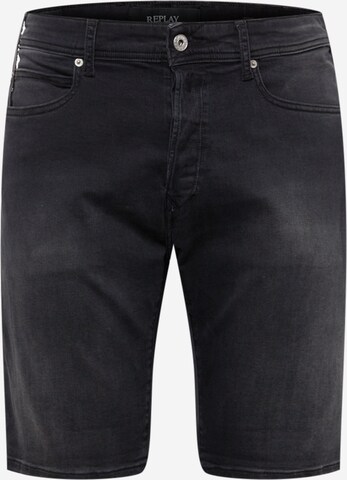 REPLAY Regular Jeans i svart: framsida
