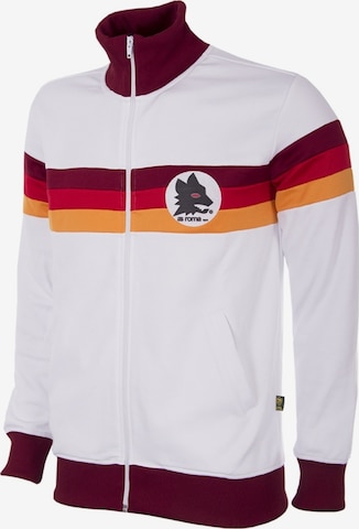 COPA FOOTBALL Sports jacket 'AS Roma 1981 - 82 Retro Voetbaljack' in White: front