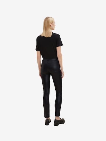 Coupe slim Jean 'Alexa' TOM TAILOR en noir