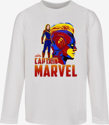 T-Shirt 'Captain Marvel - Character' ABSOLUTE CULT en blanc : devant