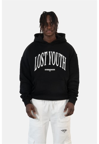 Lost Youth Sweatshirt 'Classic V.1' in Zwart: voorkant