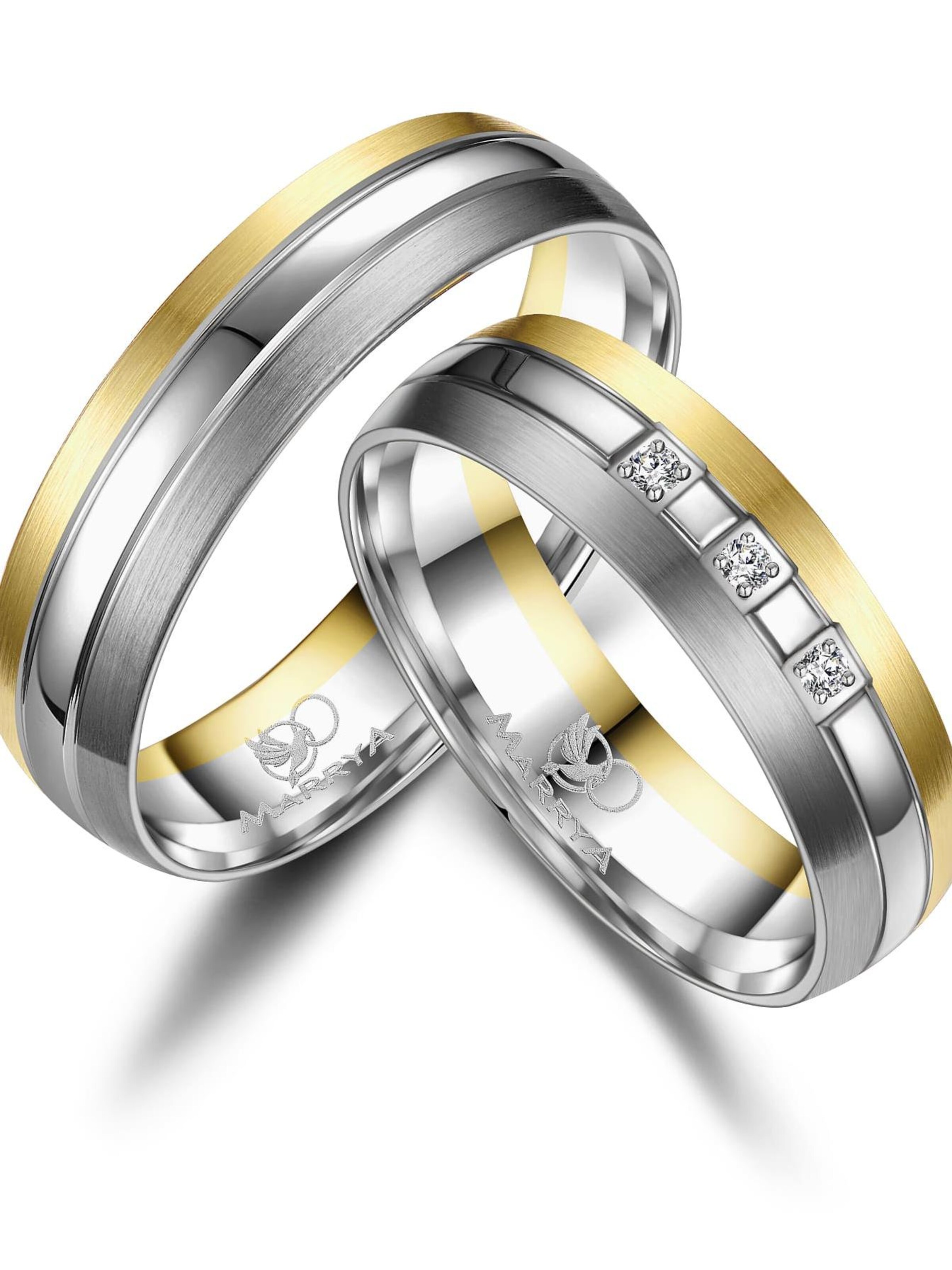 MARRYA Ring 'MARRYA TI-10 Ehering aus Titan' in Silver