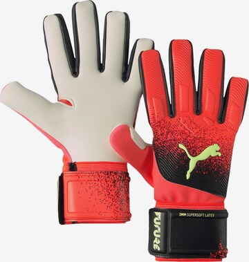 PUMA Athletic Gloves 'Future' in Orange: front