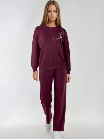 Hiccup - Calças de fato em vermelho