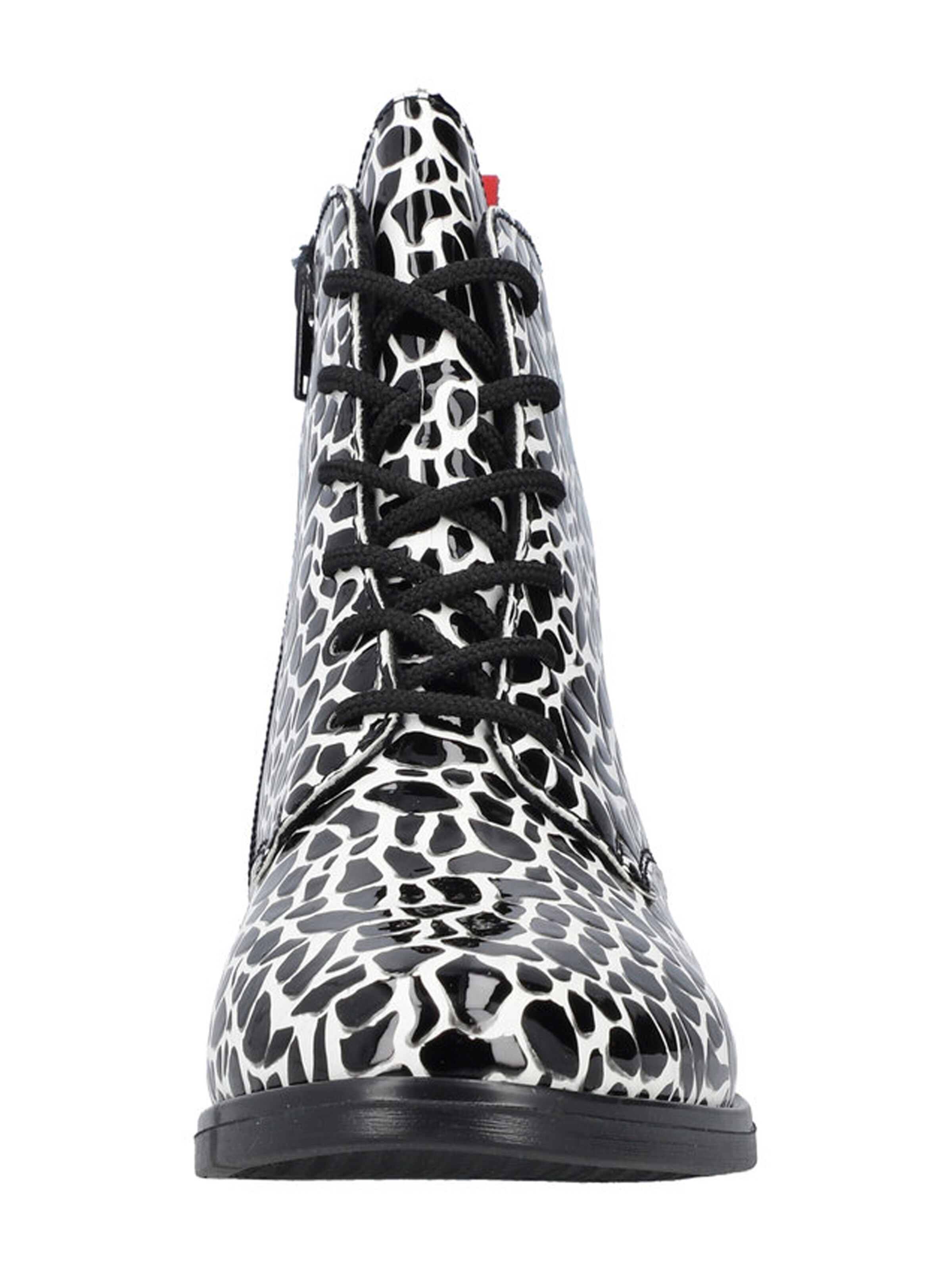 Rieker Lace-Up Ankle Boots in Black