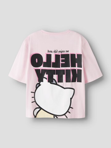 NAME IT Shirt 'NKFAdina Hello Kitty' in Pink