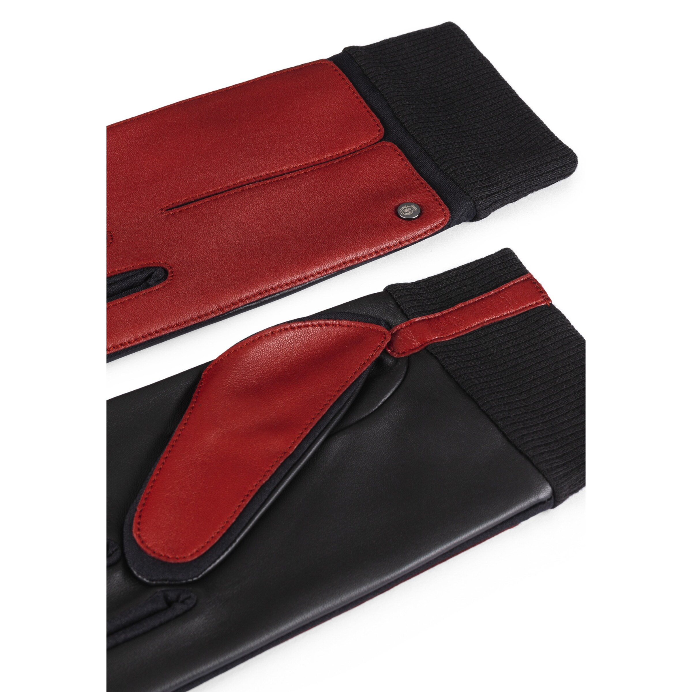 Mezzoguanti 'KOPENHAGEN TOUCH' di Roeckl in rosso