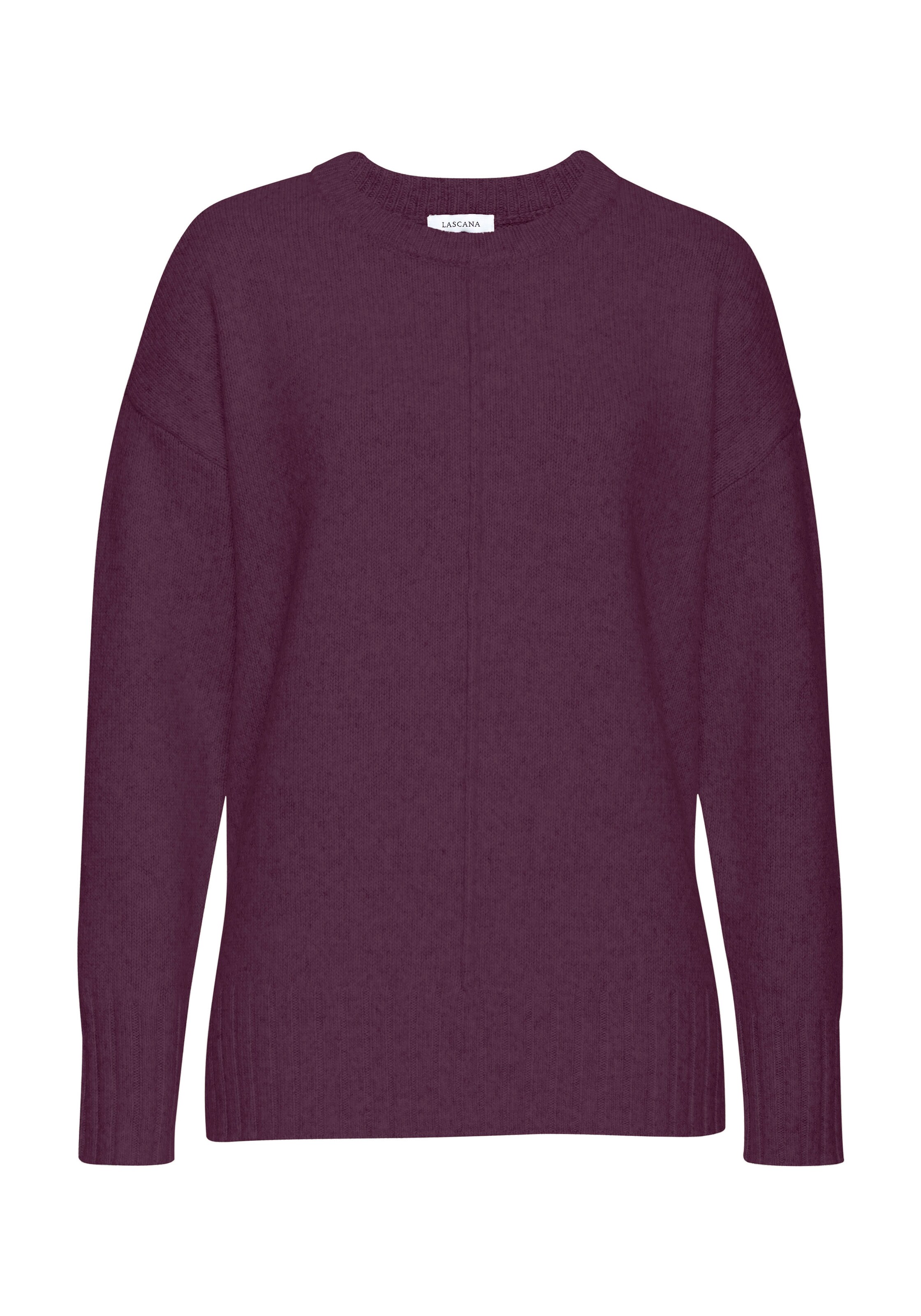 LASCANA Sweater in Purple: front