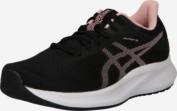 Chaussure de course 'Patriot 13' ASICS en noir : devant