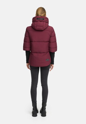 Veste d’hiver 'Lotusherz XIV' NAVAHOO en rouge