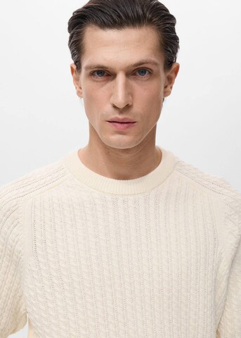 MANGO MAN Sweater 'Mars' in White
