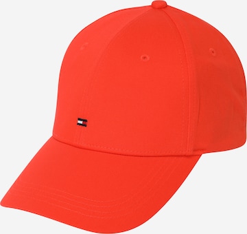 Casquette TOMMY HILFIGER en orange : devant