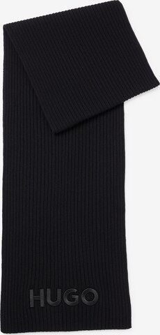 HUGO Scarf 'Zunio' in Black: front