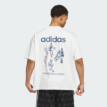 T-Shirt 'Sport Design Studio Players' ADIDAS ORIGINALS en blanc