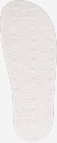 Flip-flops de la EA7 Emporio Armani pe alb