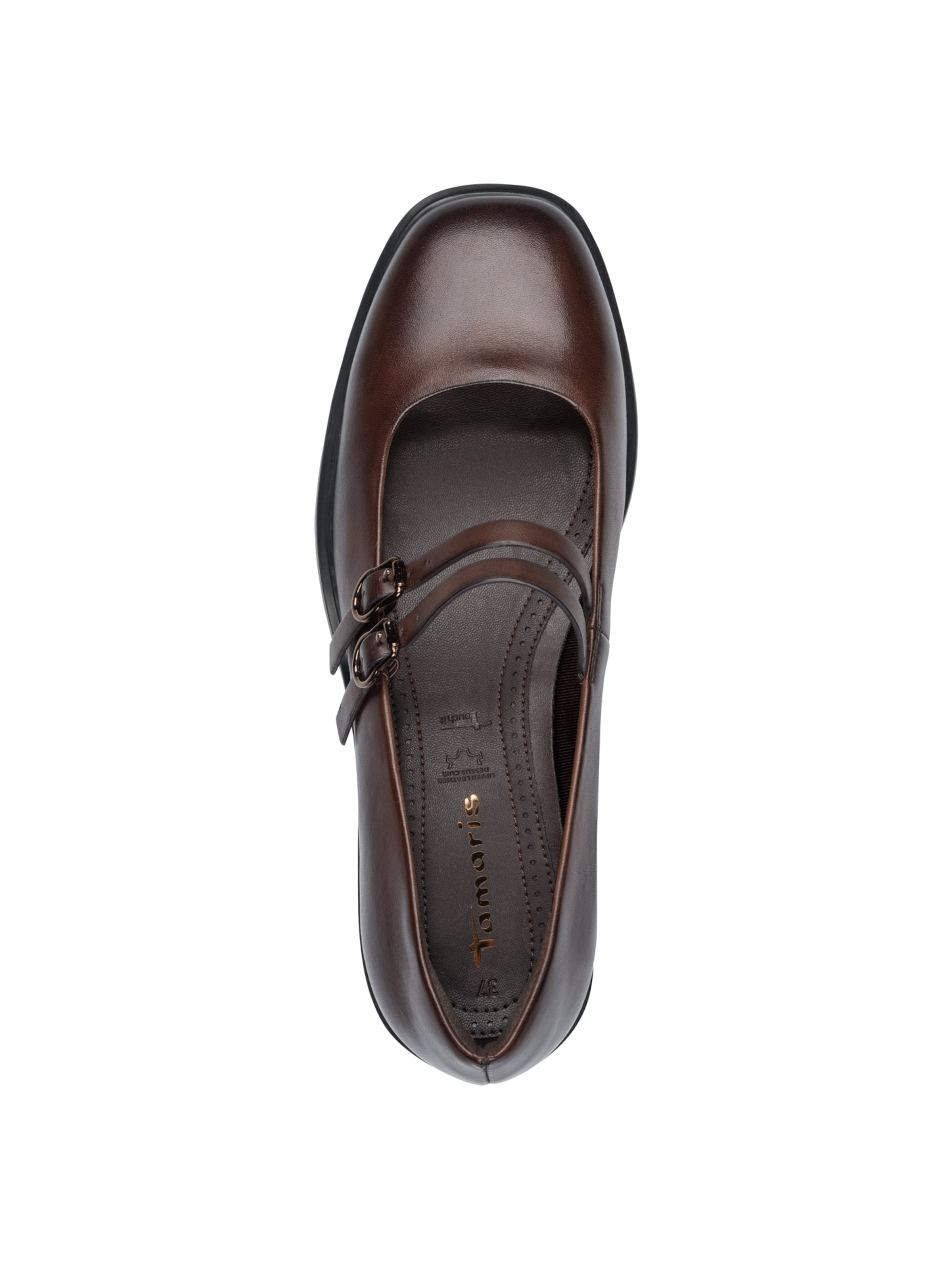 Tamaris Strap ballerina in Brown