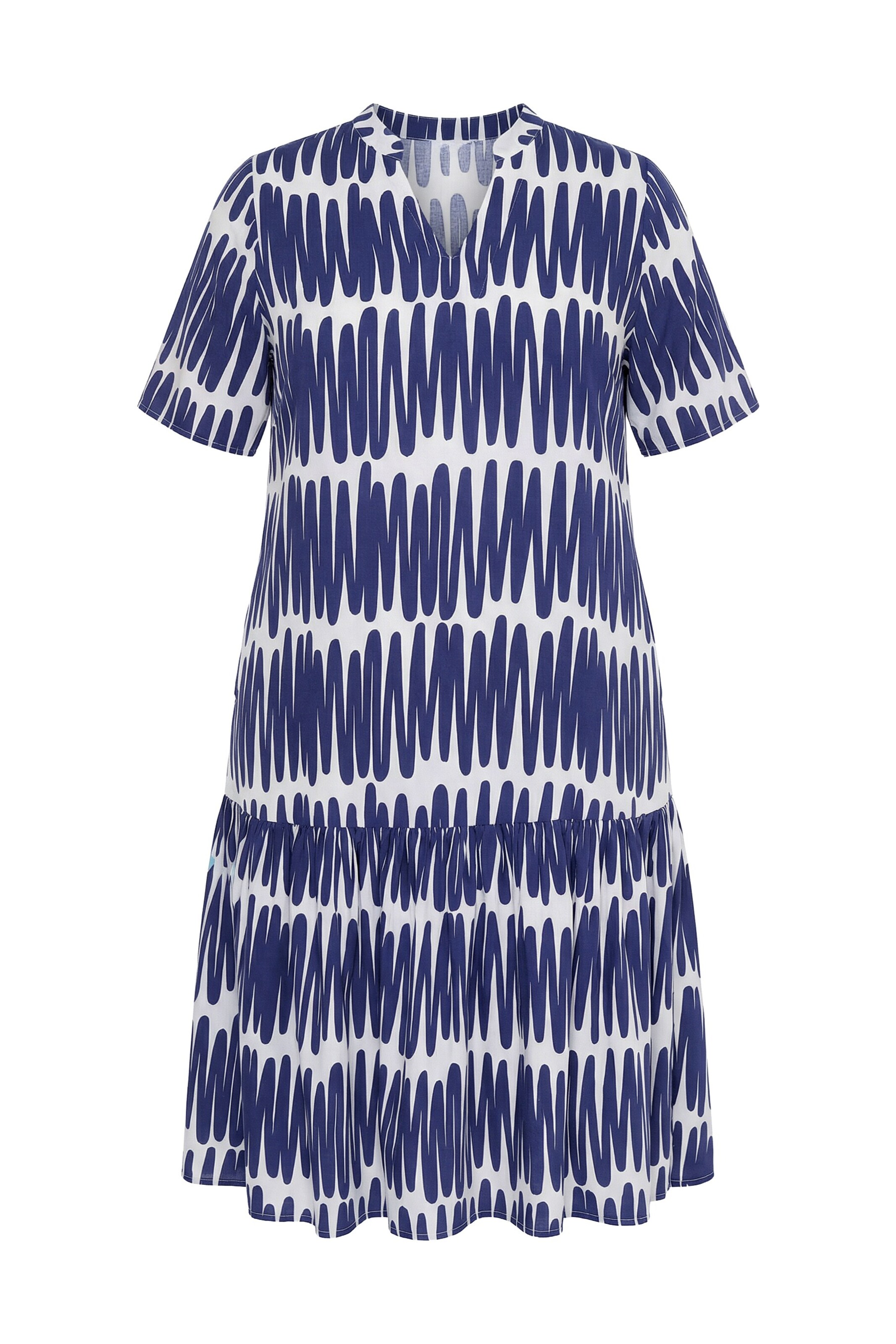 Ulla Popken Dress in Blue: front
