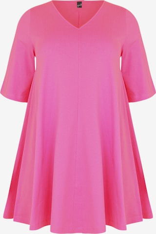YOEK Tunic in Pink: front