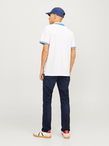 Coupe slim Jean 'JJIGlenn' JACK & JONES en bleu