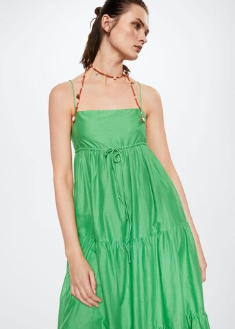 MANGO Kleid 'Zamora' in Grün: Vorderseite