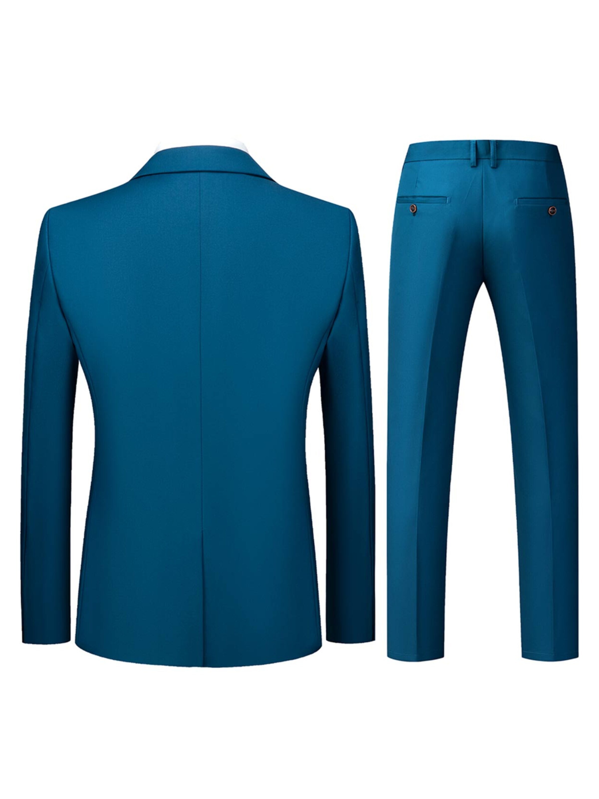 YOUTHUP Slimfit Anzug 'Einser'‌‌‌‌ in Blau