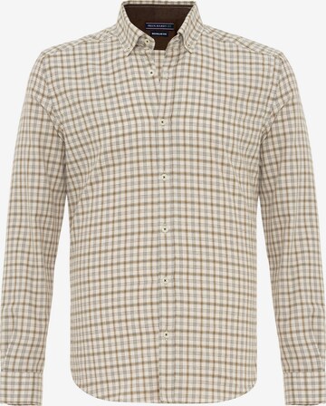 Chemise Felix Hardy en beige : devant