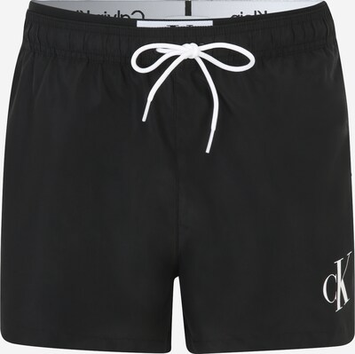 Calvin Klein Swimwear Badeshorts i sort / hvid, Produktvisning