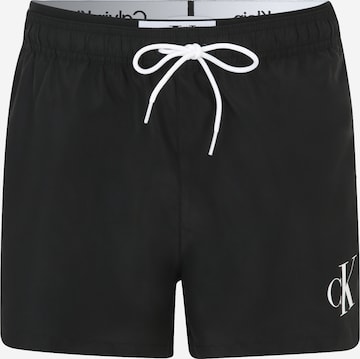 Calvin Klein Swimwear Ujumispüksid, värv must: eest vaates