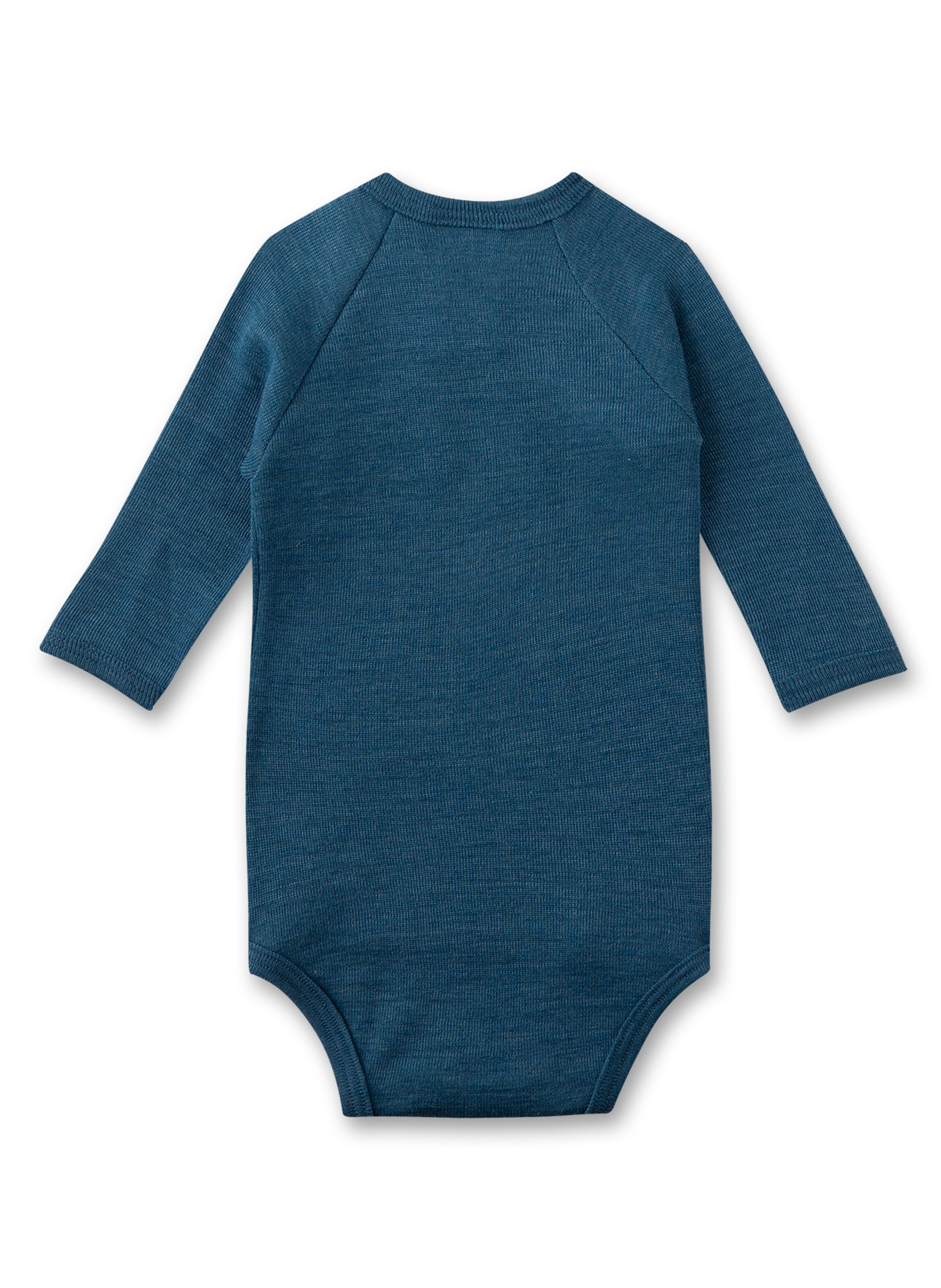 Tutina / body per bambino di Sanetta in blu