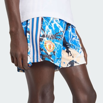 ADIDAS PERFORMANCE Regular Sportbroek 'Manchester United Stone Roses' in Blauw