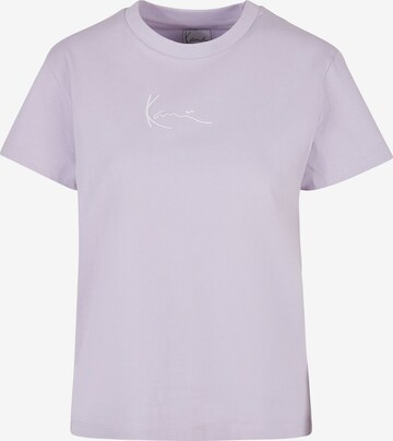 T-shirt Karl Kani en violet : devant