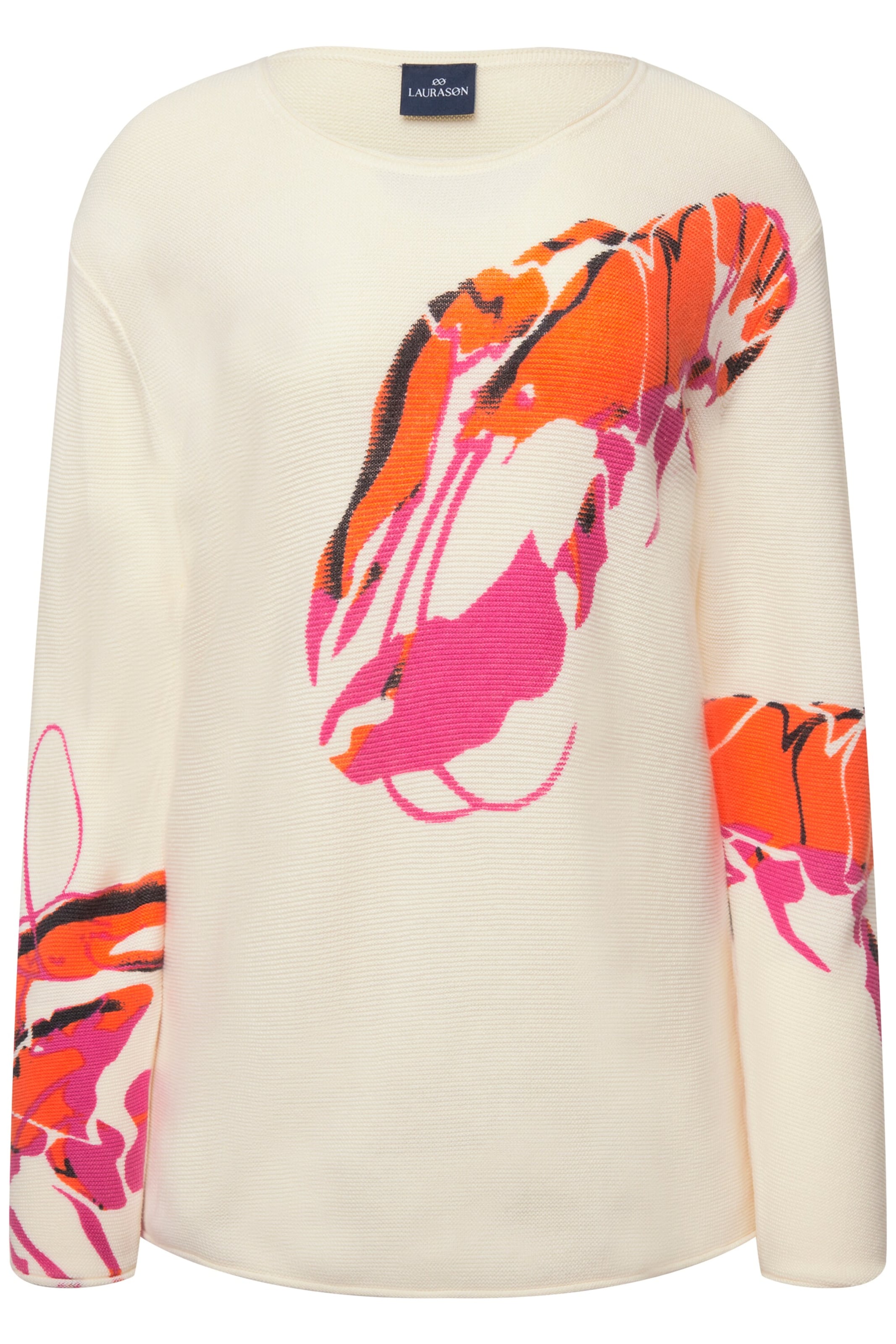 LAURASØN Pullover in Beige: Vorderseite