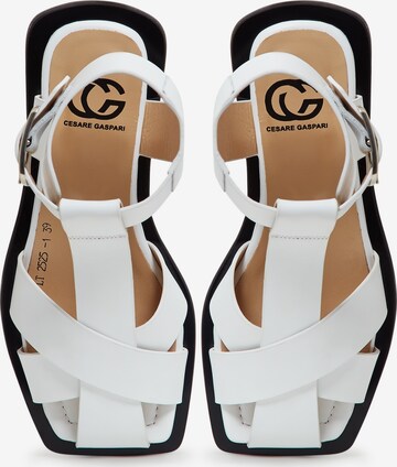 CESARE GASPARI Sandals in White