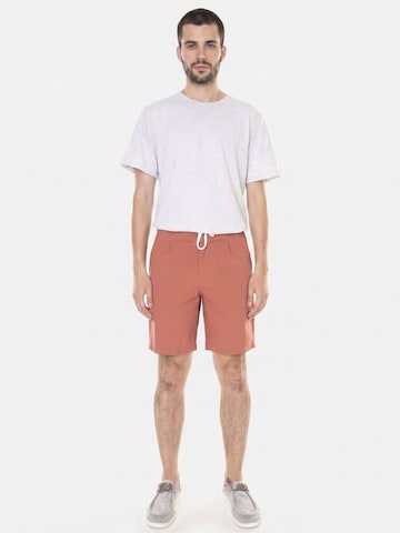 Brava Fabrics Baggy Bukser 'Ribstop' i rød: forside
