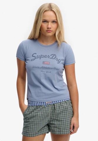 T-shirt Superdry & Co en bleu : devant